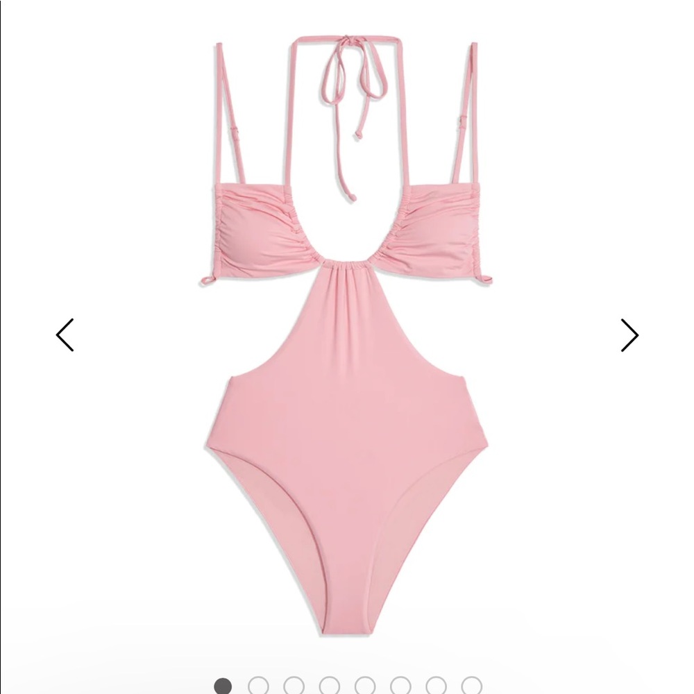 Ruched cup tie one piece- Weworewhat